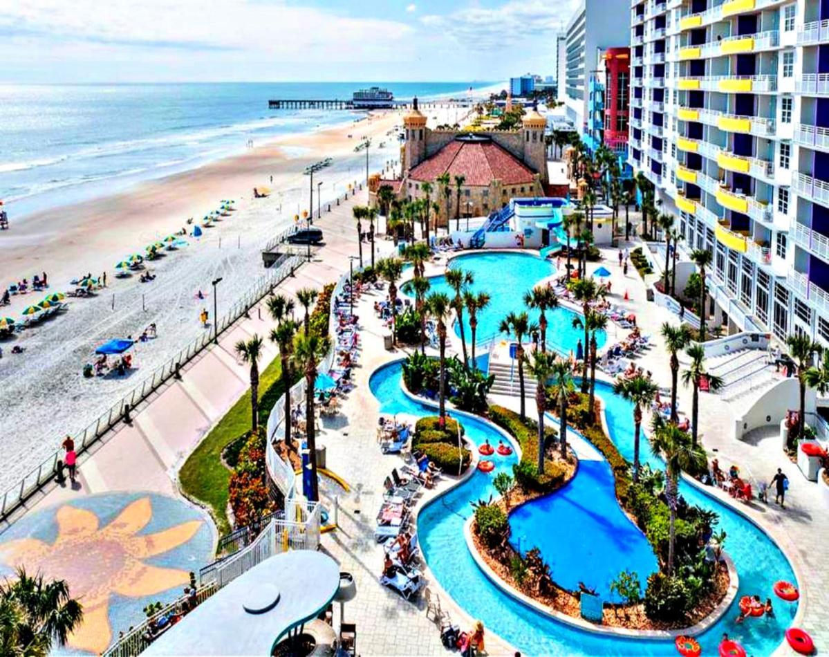 1 Bedroom Direct Oceanfront Condo Wyndham Ocean Walk Resort - Daytona Funland 703 Daytona Beach Ngoại thất bức ảnh